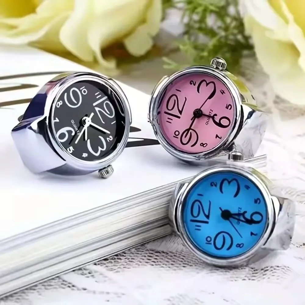 Vintage Jewelry Watches Women - ヴィンテージシェルクォーツフィンガーウォッチリングクリエイティブムーブメントジュエリーアクセサリー男性女性用デイリーパーティーデコレーションギフト