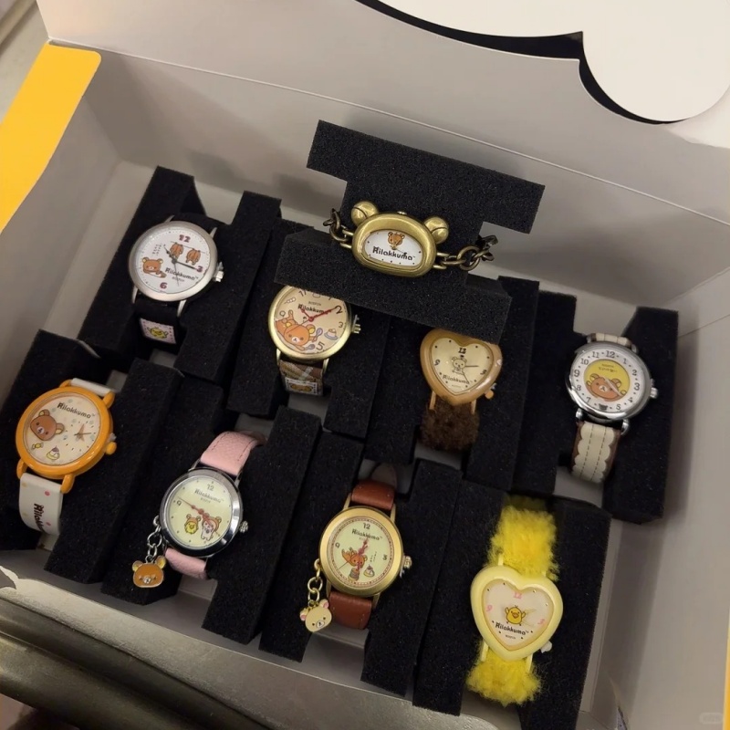 Moments Watches & Jewelry Burlington Reviews - オリジナルリラックマ グルグルモーメントシリーズ腕時計ブラインドボックスかわいい漫画デザイントレンディな収集価値のあるおもちゃギフト男性女性向け