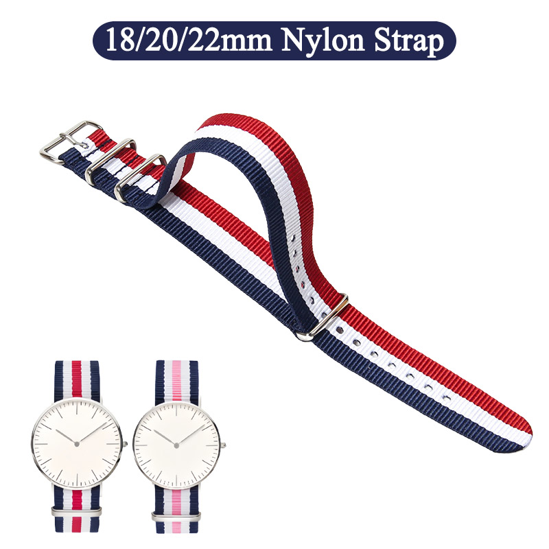 Daniel Wellington Watches & Jewelry Online Store - ナイロン時計ストラップダニエルウェリントンティソロレックスウォーターゴーストシチズンセイコー時計バンド 18 ミリメートル 20 ミリメートル 22