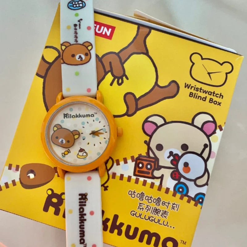 Moments Watches & Jewelry Burlington Reviews - リラックマボックスファン グルグルモーメントシリーズ ブラインドボックス かわいい漫画クォーツ腕時計 シリコンストラップ 女の子向け