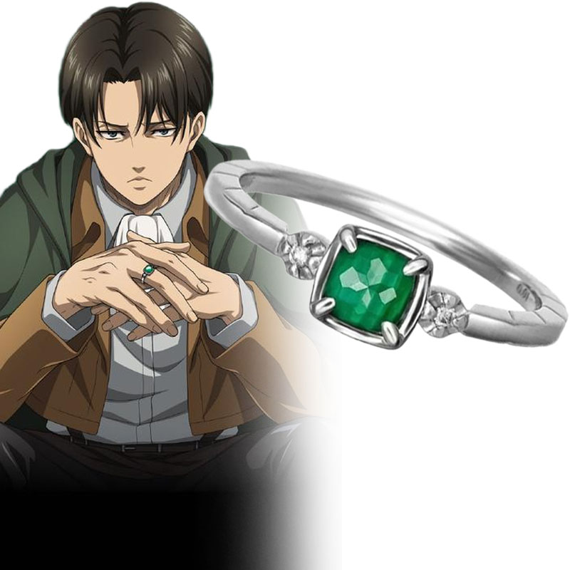 Levi Jewelry & Watches Inc - アニメリヴァイ・アッカーマン レヴィ・アッカーマン コスプレリング 大人用 ユニセックス 合金