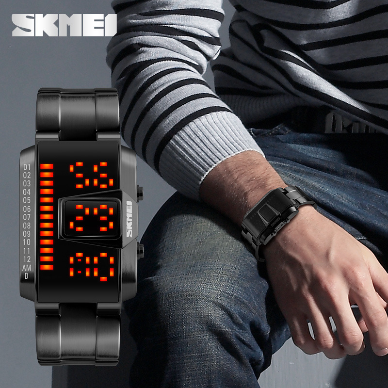 モーメント美容人格トレンドメンズ電子時計ファッション LED - Moments Watches & Jewelry Burlington Reviews のレビューと価格