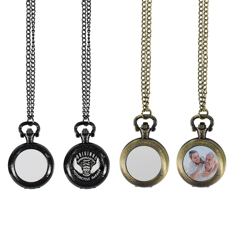 カスタムヴィンテージメタル懐中時計ペンダントネックレス クラ - Jewellery Watch のレビューと価格