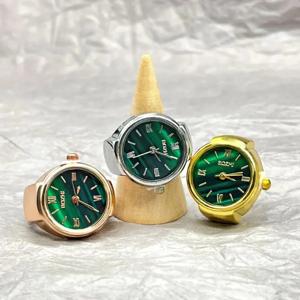 ヴィンテージシェルクォーツフィンガーウォッチリングクリエイテ - Vintage Jewelry Watches Women のレビューと価格