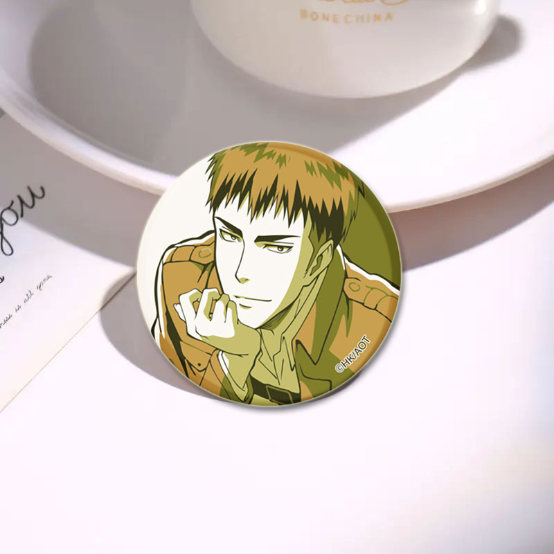 進撃の巨人バッジ手作り漫画ブローチエレンリヴァイアルミンアル - Levi Jewelry & Watches Inc のレビューと価格