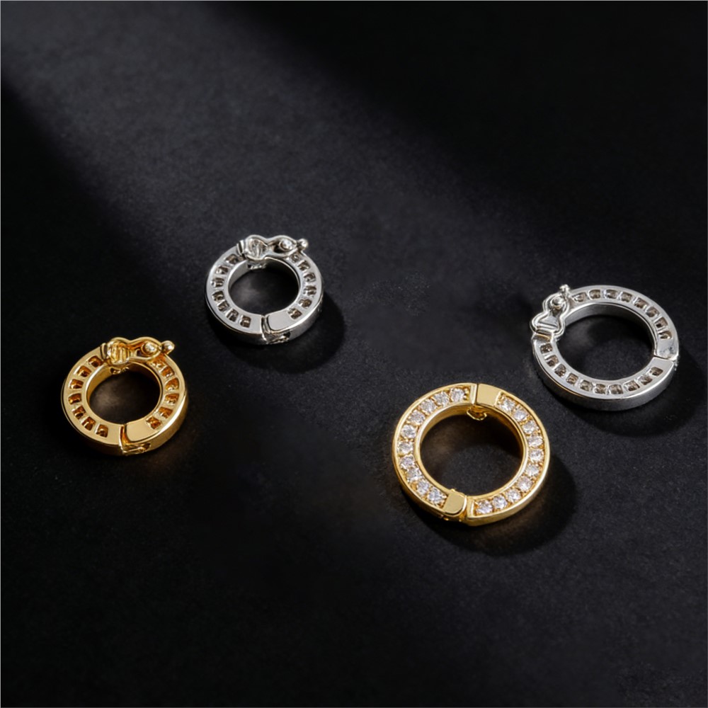 2 個ラウンドコネクタバックルパールクラスプファスナーとジル - Pearl Necklace のレビューと価格