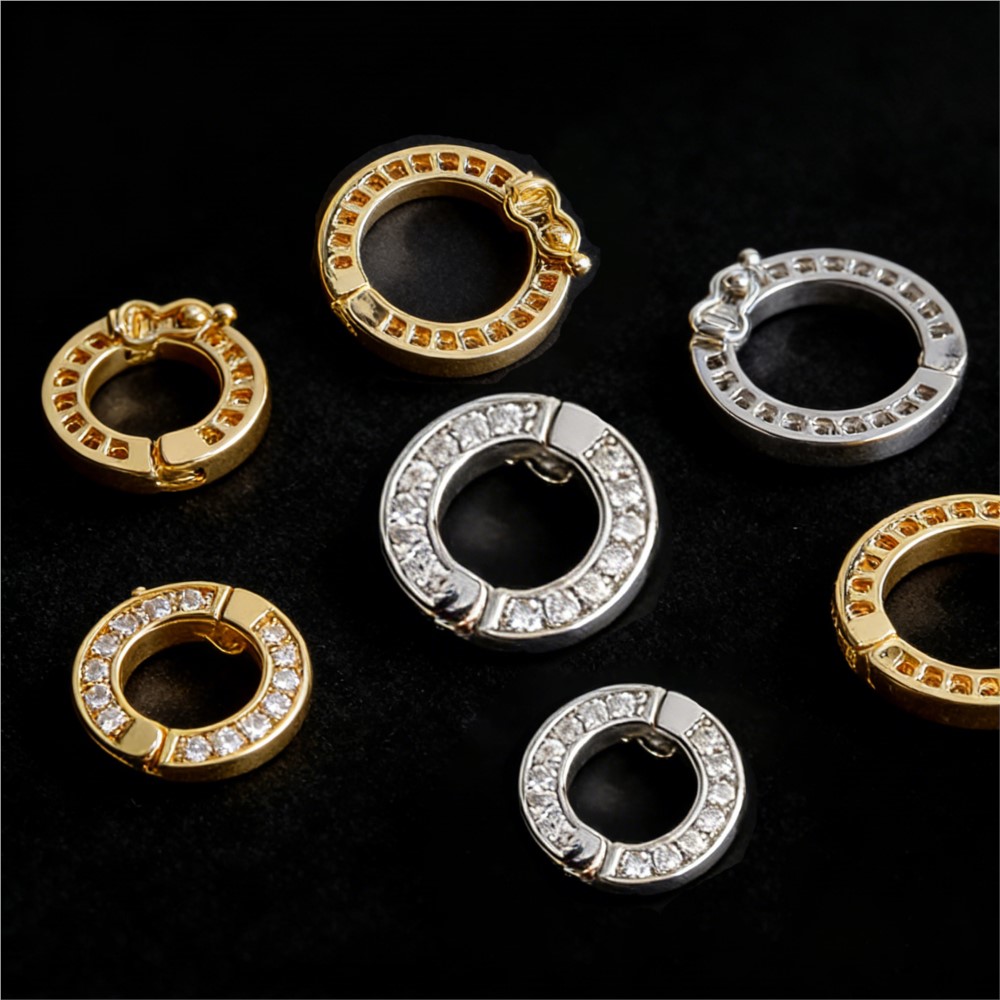 2 個ラウンドコネクタバックルパールクラスプファスナーとジル - Pearl Necklace のレビューと価格
