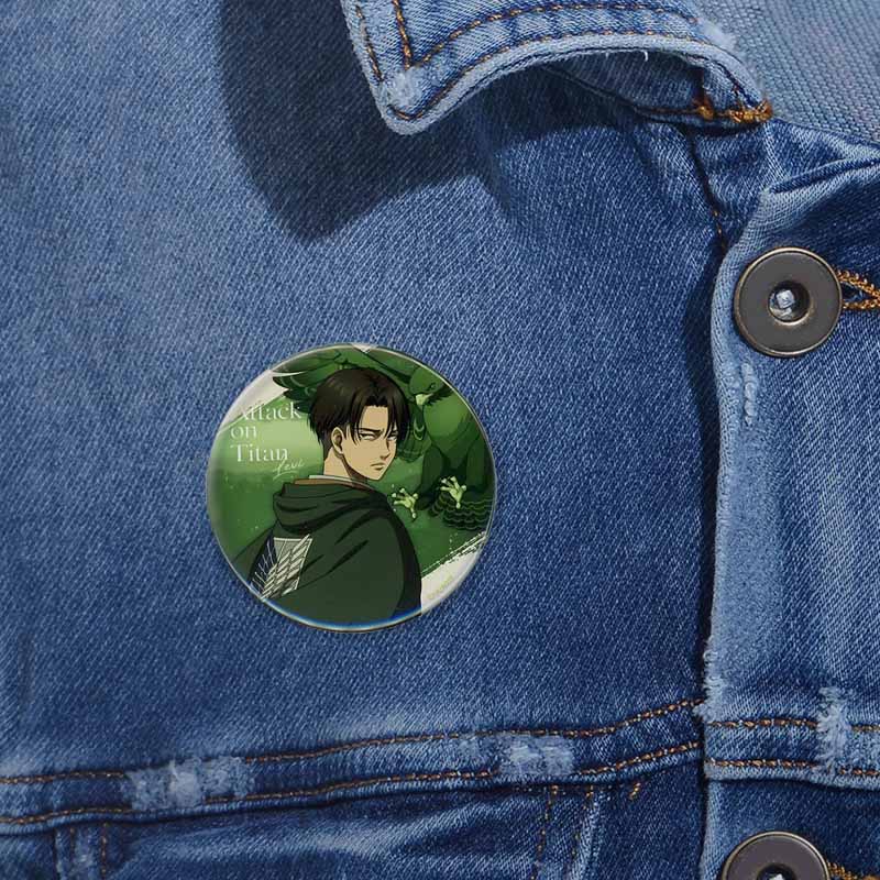 チタンへの丸いラペルピン,漫画のバッジ,創造的なアクセサリー - Levi Jewelry & Watches Inc のレビューと価格