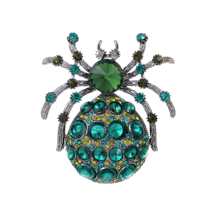 クリスタル品質の誇張されたスパイダーブローチ、大きなパールア - Al Ain Jewelry & Watches Exhibition 2025 のレビューと価格