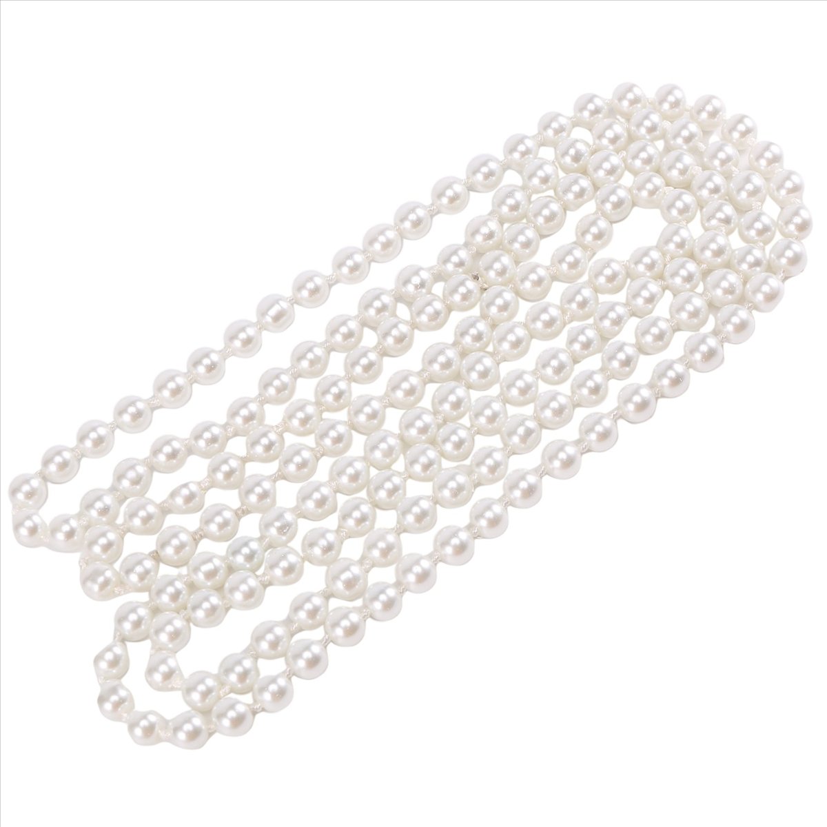 ABQR フェイクパール ロングセーターチェーンネックレス  - Pearl Necklace のレビューと価格