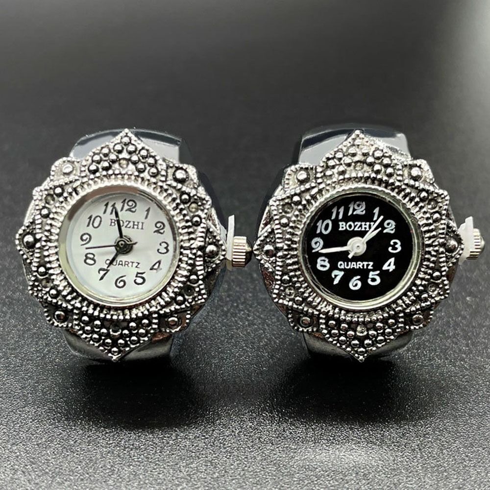 男性と女性のためのレトロなスタイルの指の時計,ユニークなデザ - Vintage Jewelry Watches Women のレビューと価格