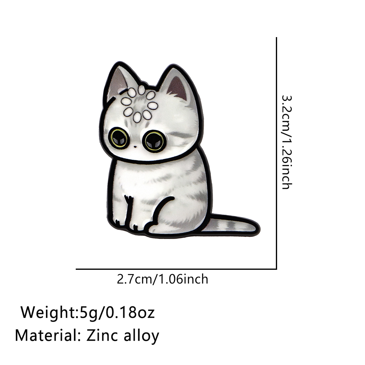 9 ピース/セット漫画猫男性ラペルピンバックパックジュエリー - Jewelry Style Watches のレビューと価格