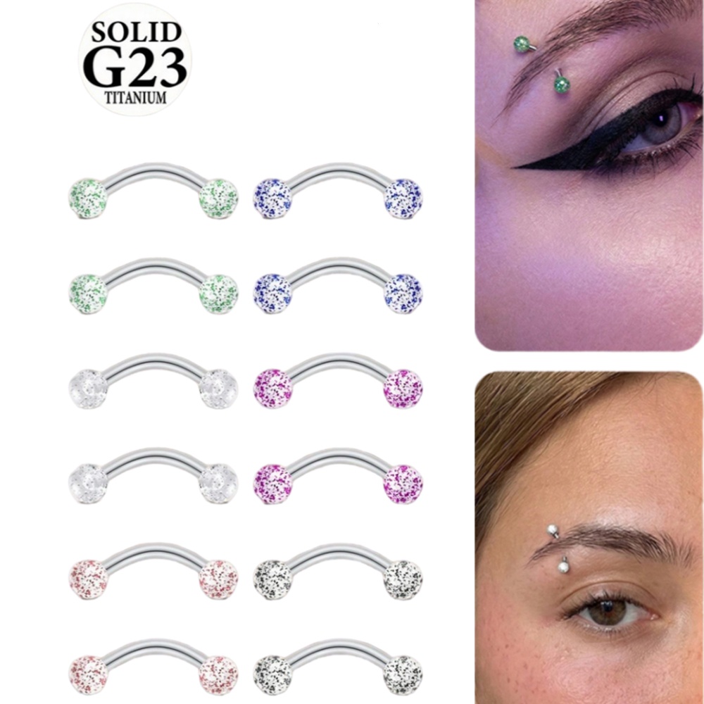 2個入り 16G 8/10mm チタン合金製 アイブロウ/ル - Christina Jewelry & Watches Marguerite Ørestik Forgyldt Sølv のレビューと価格