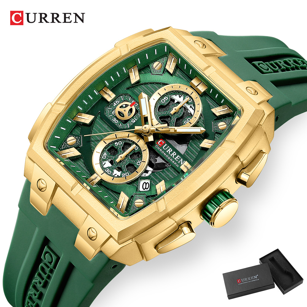 CURREN 高級ヴィンテージ腕時計 メンズ スポーツ クロ - Jewellery Watch のレビューと価格
