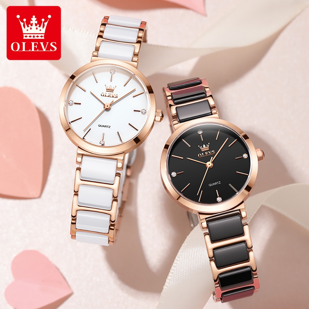 OLEVSレディース腕時計5877高級エレガントクォーツ腕時 - Jewellery Watch のレビューと価格