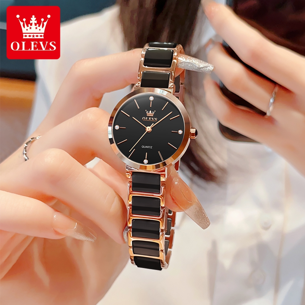OLEVSレディース腕時計5877高級エレガントクォーツ腕時 - Jewellery Watch のレビューと価格