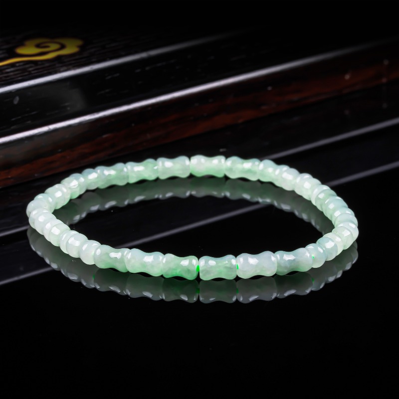 新しい本物の天然良質な翡翠竹のブレスレットネックレス、彫刻チ - Jewelry & Watches Vitopoulos のレビューと価格