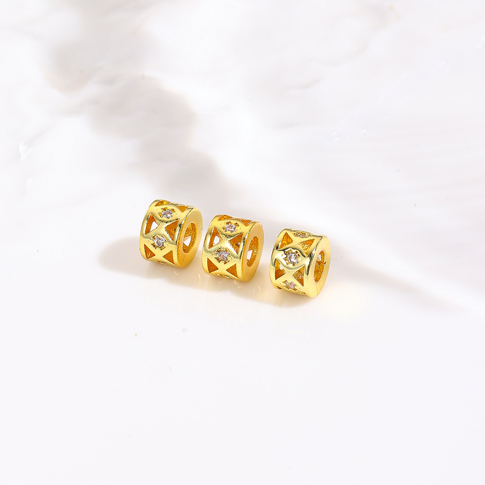 10 銅スペーサービーズ手作りルースビーズ DIY ブレスレ - Pearl Necklace のレビューと価格