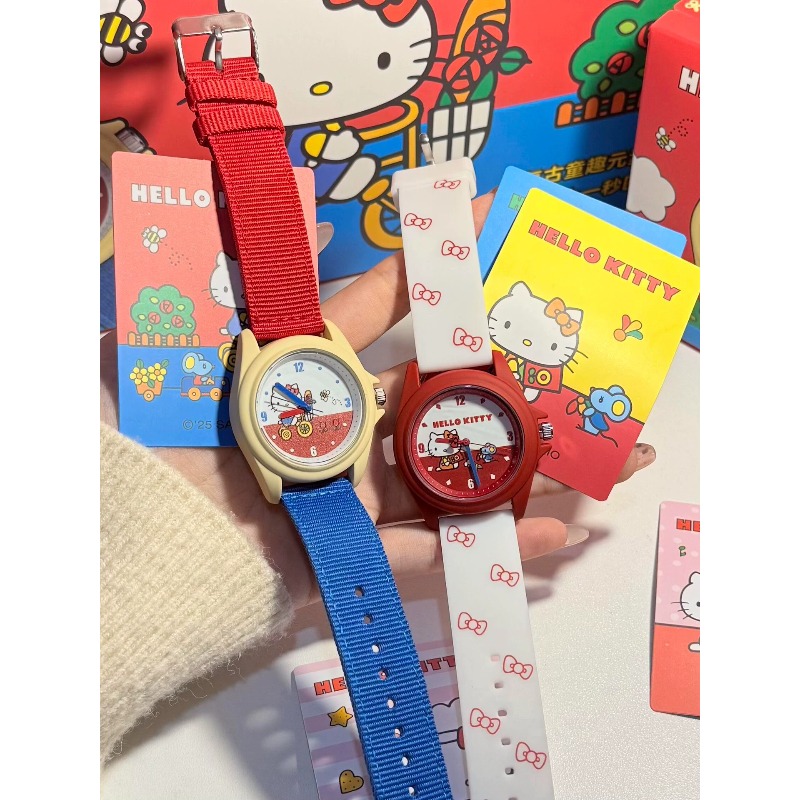 モエッチ サンリオ ハローキティ 子供っぽい楽しい瞬間シリー - Moments Watches & Jewelry Burlington Reviews のレビューと価格