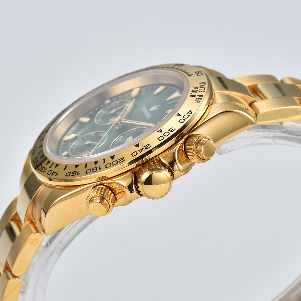 カスタマイズされた 39 ミリメートル VK63 腕時計メン - Jewellery Watch のレビューと価格