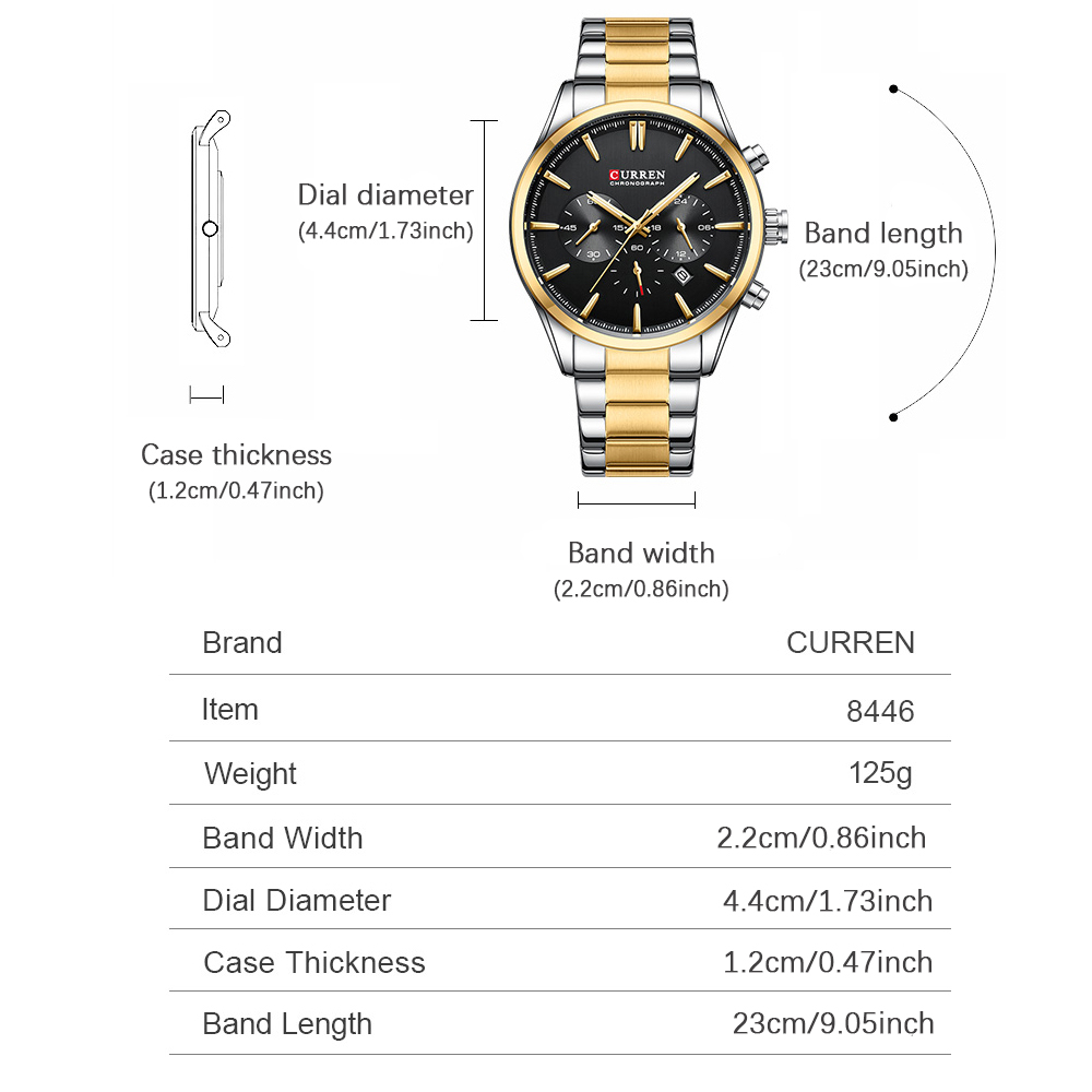カレンカジュアルクォーツクロノスポーツ腕時計ブランド男性用ス - Jewellery Watch のレビューと価格