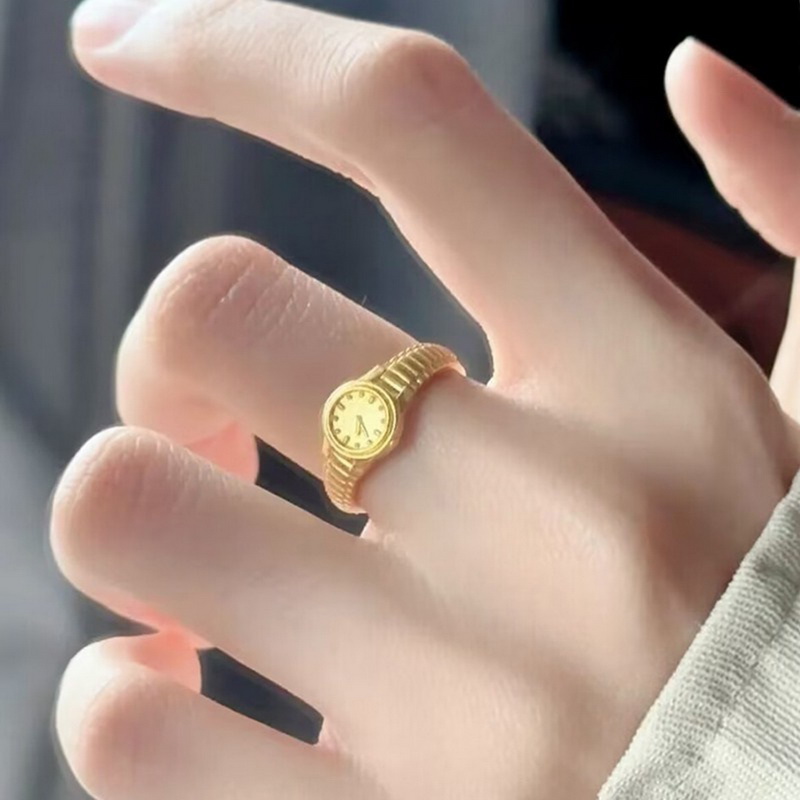 男性と女性のためのヴィンテージパンククォーツ指時計リング,オ - Vintage Jewelry Watches Women のレビューと価格