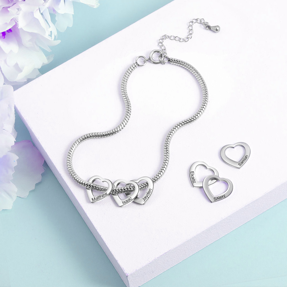 PolishedPlus カスタム家族名ブレスレットアンクレ - Anklet Foot Chain のレビューと価格