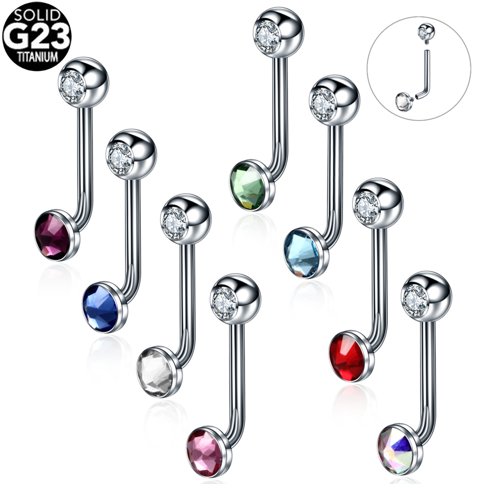1PC チタンクリスティーナ垂直フードピアスフラワーリップリ - Christina Jewelry & Watches Marguerite Ørestik Forgyldt Sølv のレビューと価格