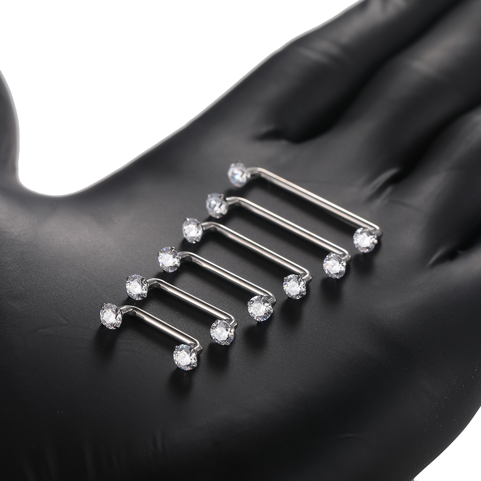 女性のためのチタン表面パンプス、親密な肌のダイバーのピアス、 - Christina Jewelry & Watches Marguerite Ørestik Forgyldt Sølv のレビューと価格