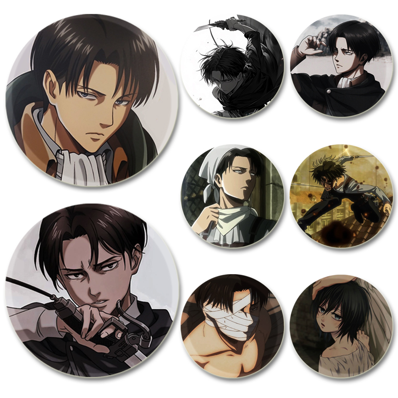 58 ミリメートルリーヴァイ・アッカーマンアニメキャラクター - Levi Jewelry & Watches Inc のレビューと価格