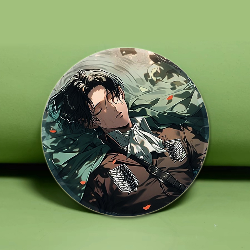 58 ミリメートルリーヴァイ・アッカーマンアニメキャラクター - Levi Jewelry & Watches Inc のレビューと価格