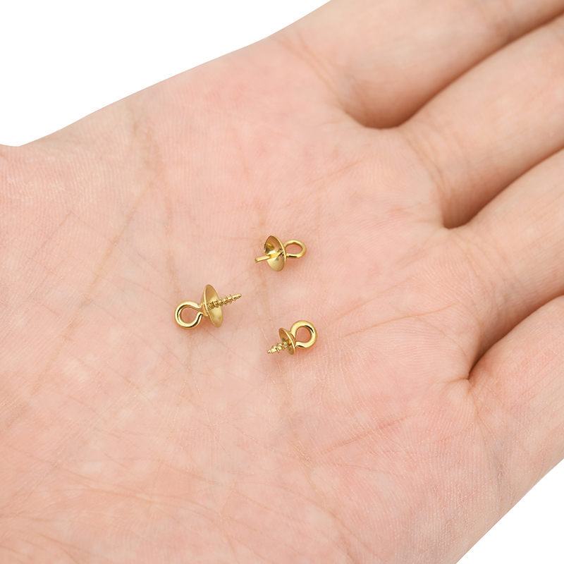 20個入り ステンレス製 パールペンダントフック コネクター - Pearl Necklace のレビューと価格