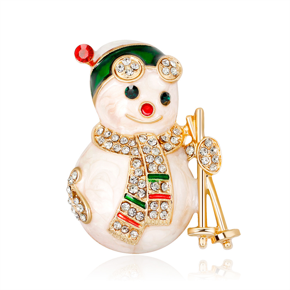クリスマスデコレーション用の輝くラインストーンブローチ、サン - Al Ain Jewelry & Watches Exhibition 2025 のレビューと価格